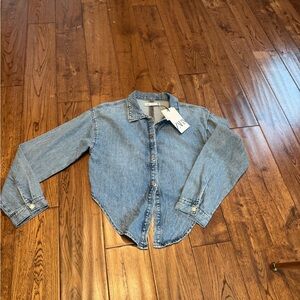 Zara Light Blue Denim Shirt